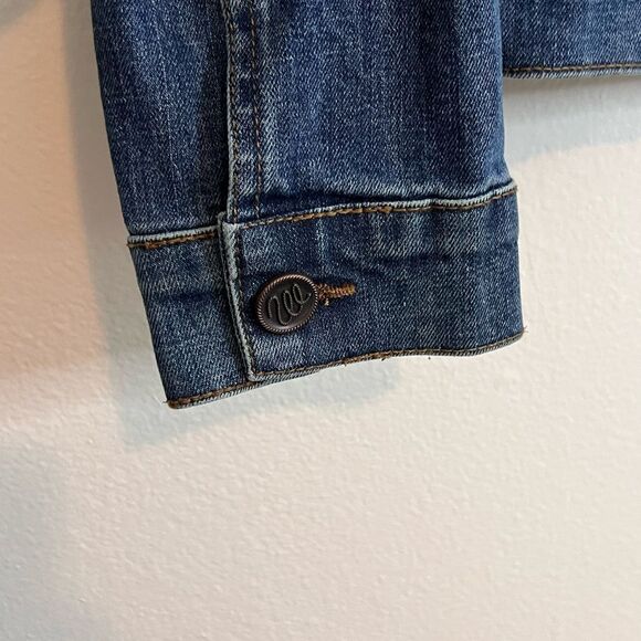 Wrangler Retro University Of Oklahoma OU Denim Trucker Jacket Women's Size XL - Picture 4 of 7